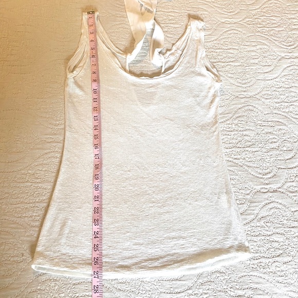 Scandal of Italy White Sequin Tank Top - Picture 11 of 13